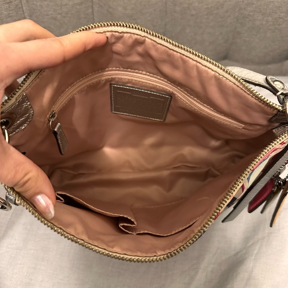 Coach Poppy Multi Signature Ikat Hippie shoulder bag, style number 19874 - Picture 4 of 7